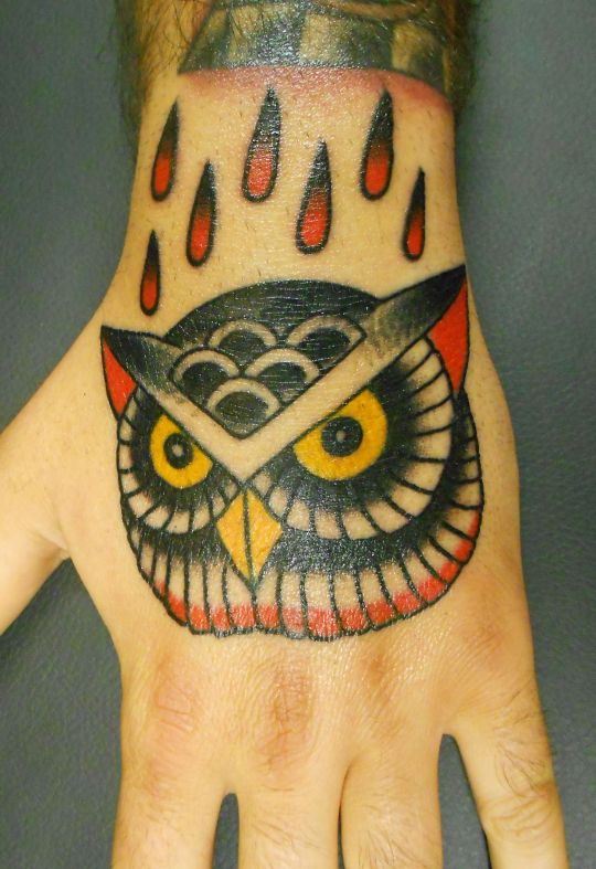 Devoted Ink  Traditional owl tattoo by  Facebook