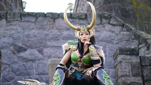 vivsai:Comic-Con@Home Masquerade Entry: VivSai Costume Title: Lady Loki in ArmorCostume Descrip