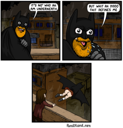 tastefullyoffensive:  Scottish Batman (comic by pandyland)