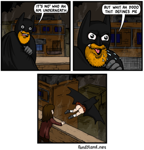 Scottish Batman (comic by pandyland)