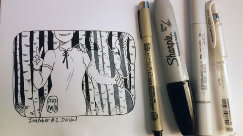 Inktober Day 2: Divided