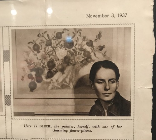 adayinthelesbianlife:I feel so in love. Snaps taken at the Brighton Museum’s Gluck: Art & Identi