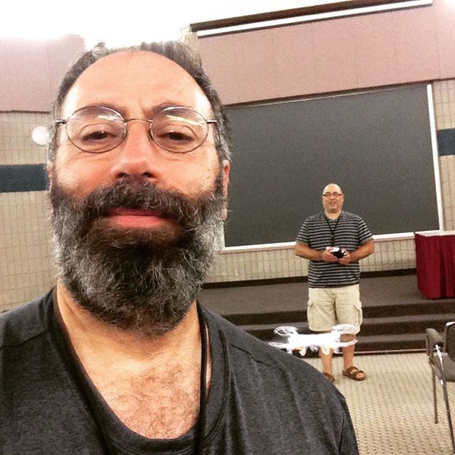 Selfie with @mrfusco and drone #catc15 http://bit.ly/1h8qMDt