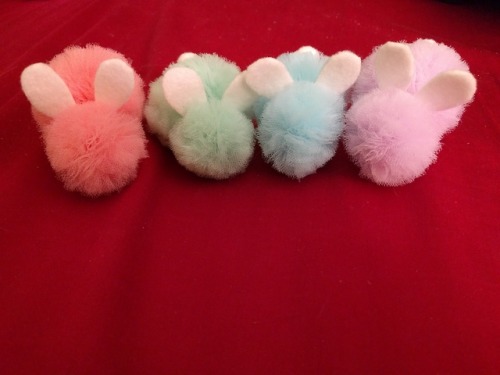 Pom-pom Bunny Hair Accessories/Shoulder Buddies