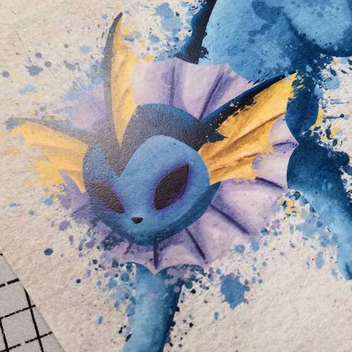 jrlunaart:   A close up of my Vaporeon digital painting!