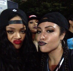 bombshellssonly:  Rihanna &amp; Bianca