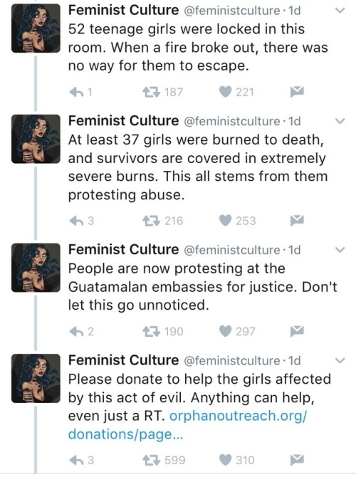 weavemama: A very violent act of misogyny took place in Guatemala, and unfortunately, the girls are 