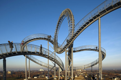 Tiger & Turtle - Magic Mountain – The walkable outdoor large-scale sculpture on the Heinrich-Hil