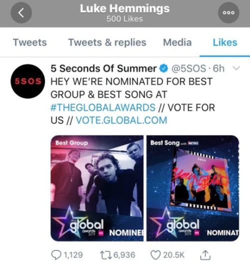 Luke recently liked this tweet - 15 January 2019