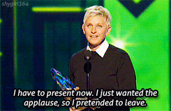 shygirl364:Ellen Degeneres at the 2013 People’s Choice Awards