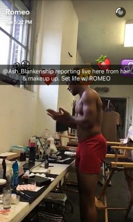 lamarworld:  Romeo Miller booty & bulge