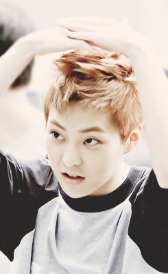 kaiwaiisoo-blog:  Xiumin protecting himself from the rain 