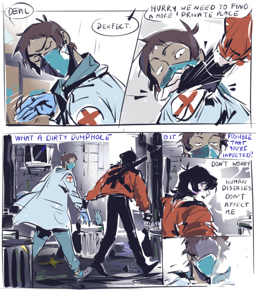 Messy stuff - part  4 ;D  Keith  -&gt;♫   / Lance -&gt;♫  sorry for my horrible handwriting :’D