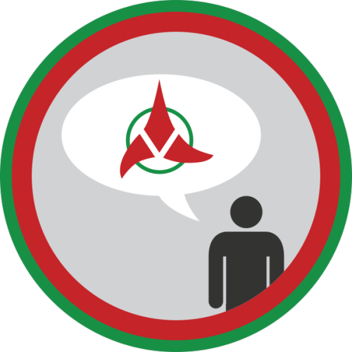 lifescouts: Lifescouts: Klingon Language Badge If you have this badge, reblog it and share your stor