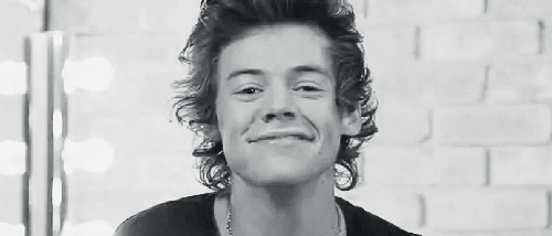 Everyone needs a giggling happy Harry on their blog.