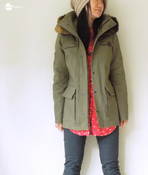 waffle patterns /// sewing patterns / selfish sewing project / safari jacket utility jacket