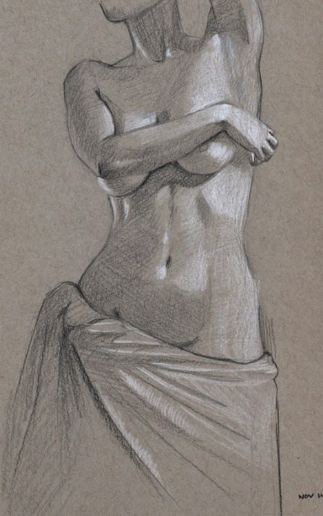 artforadults:  theliminal submitted ——— Figure study by LiminalWorks