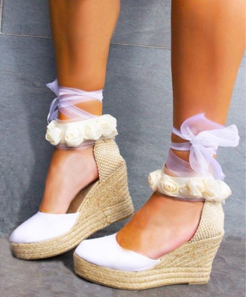 Wedge Lace Up Espadrille // IBIZENCAS