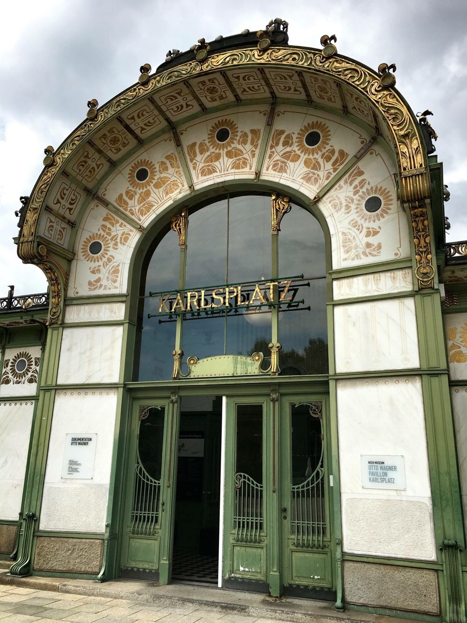 Otto Wagner Pavillon Vienna Austria