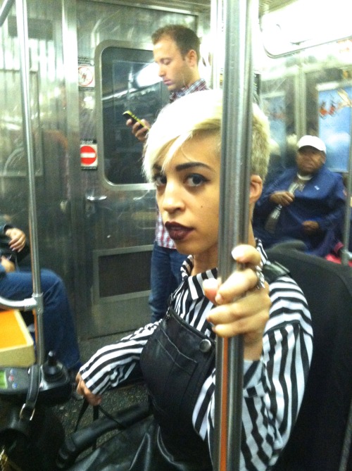 littlemissmutant: manufactured1987: The subway ride. A few years ago when the NYC MTA started to set