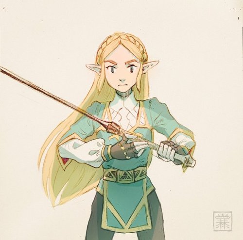 wowze-yj - zelda with sword