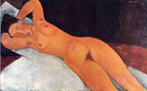 Amedeo Modigliani, Nude, 1917.