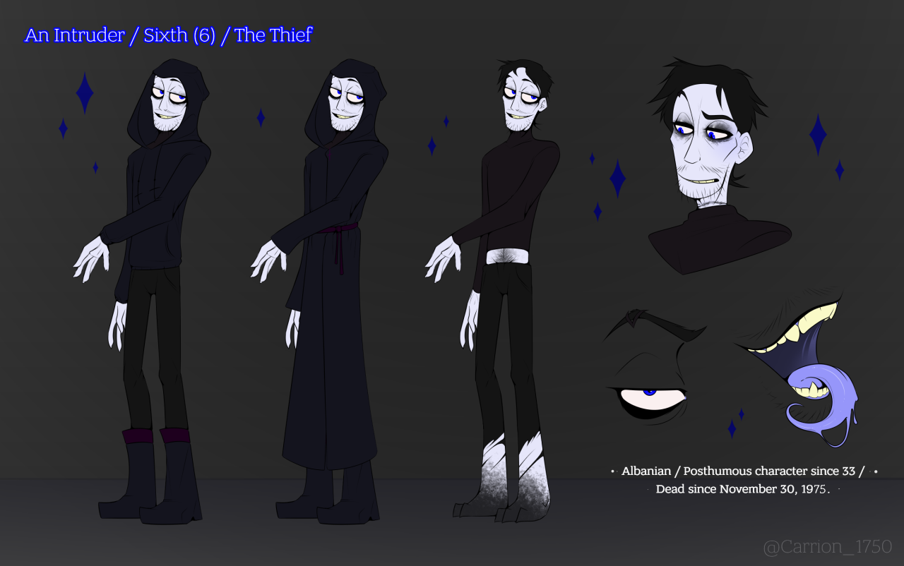 An Intruder ref sheet - The Mandela Catalogue by 0ToxicKeyboard0