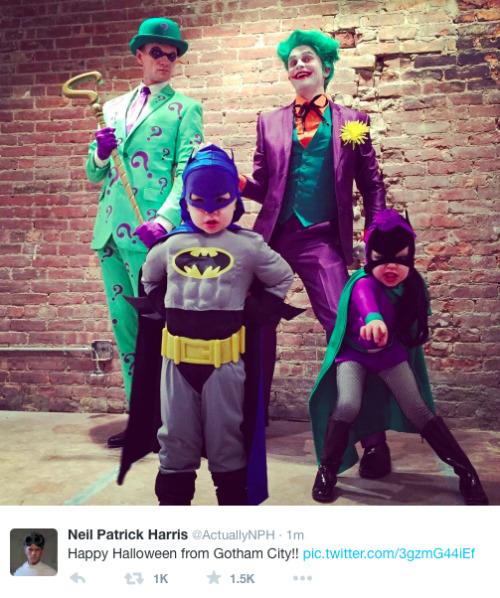 thedailylaughs:  popculturebrain:  NPH would make an incredible Riddler | Twitter  YES!