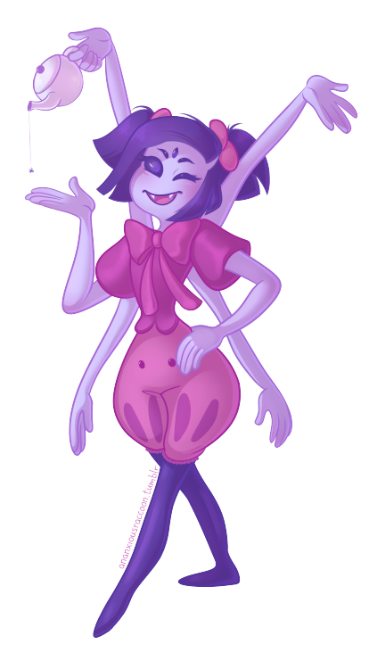 ananxiousraccoon: i was wondering why i don’t draw Muffet very often but then i remembered tha