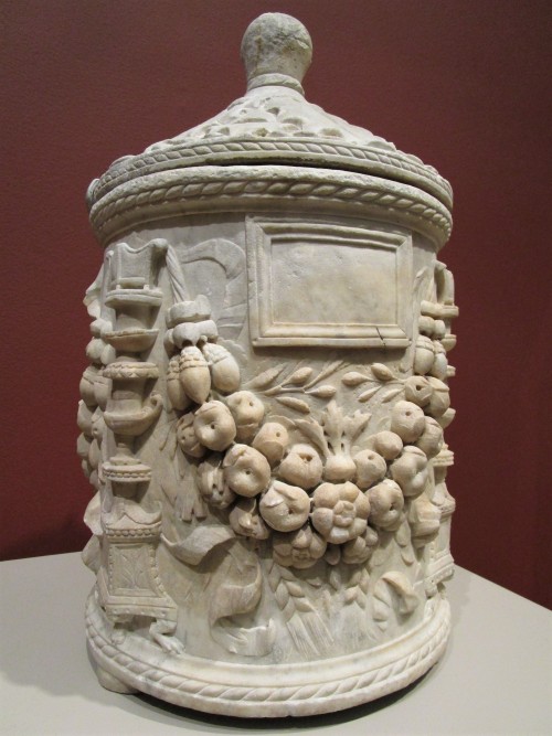 Cinerary Urn, marble, mid-1st to 2nd century, Roman, Imperial periodSt. Louis Art Museum