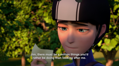 daylighteclipsed: I like this brief moment where Jim pulls out Strickler’s phone number while he’s t