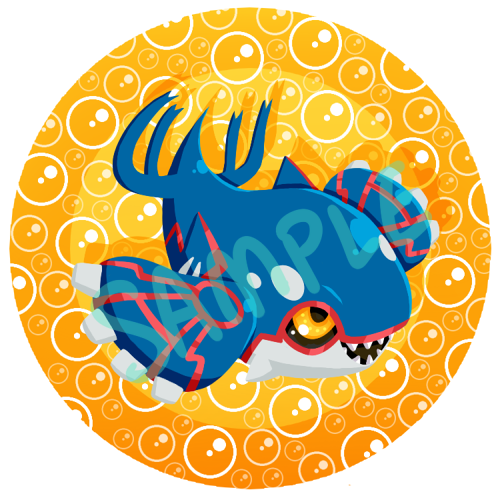 captain-chameleon:  Third gen main legendaries! I’ll be selling these as buttons