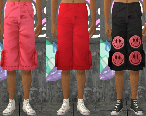 andrevasims: Raver Cargo Shorts - AF Bottoms, 6 colorsWhen I made the original cargo short recolors,