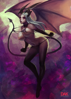 not-human-philia:Succubus by  DarkArtsKai