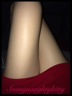 ~Red dress, no panties and some sexy black heels&hellip;any takers? 