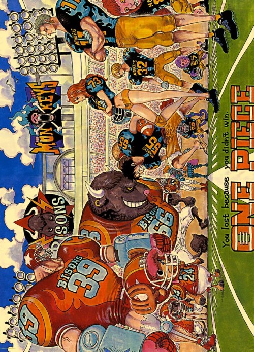 One piece chap 858 : Bisons VS Monkeys !