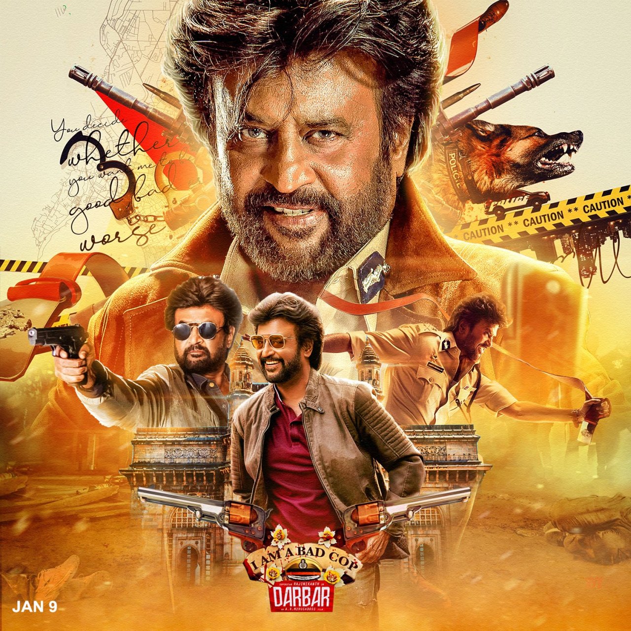 Superstar Rajinikanth — The Marana Mass Common DP for Darbar ...