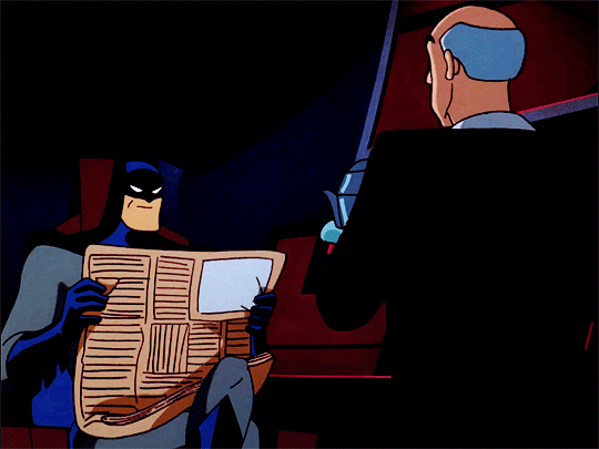 The pink in my cheeks — Batman: The Animated Series | On Leather Wings