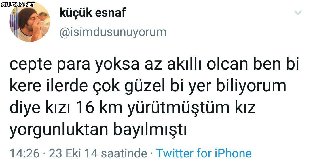 küçük esnaf...