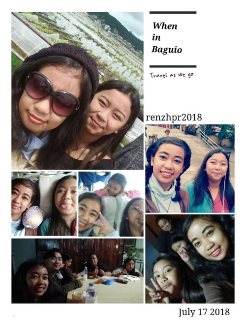 Due to some connection failures my photos been uploading very late. So its my cousins and I Baguio 