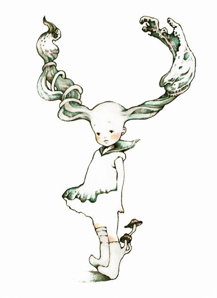 trungles:  Illustrator Yamada Uduki.  They remind me of modern-day Kewpies. 