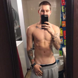 tinderboysnude: Cory, 24 Back in a big way.