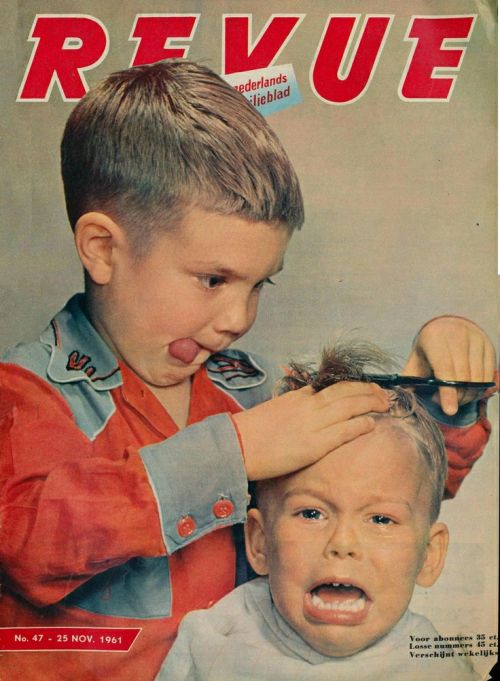 barbersk: Obálka časopisu REVUE z roku 1961