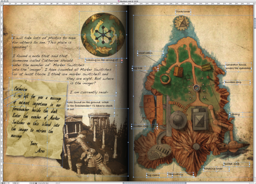 Making of a digital Myst book