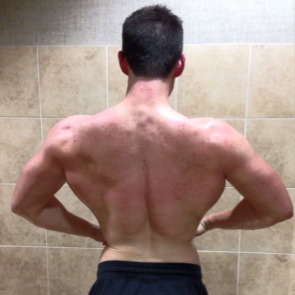 Lat spread. Gotta work on my evenness.