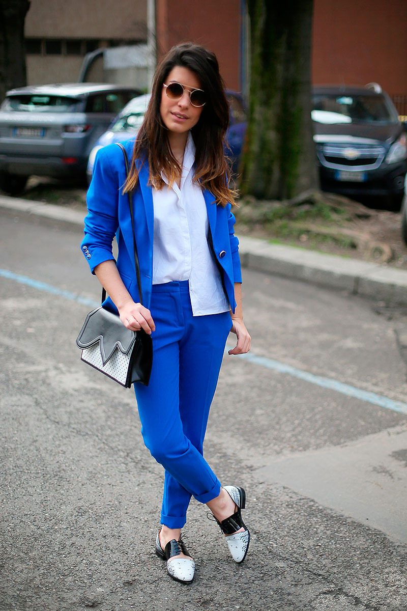 femme-belle:  Street style at Milan Fashion Week F/W ‘14 Seems like this type