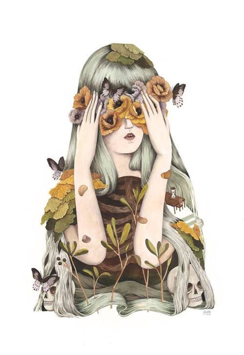 fer1972:Fleeting Seasons: Illustrations by Andrea Wan