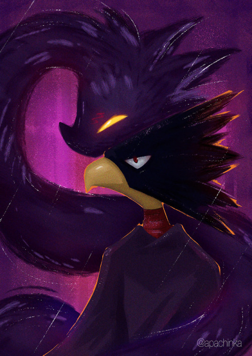 apachinka:  Tokoyami Fumikage ▼PRINTS &lt;3 ▼ www.redbubble.com/people/apach… society6.co