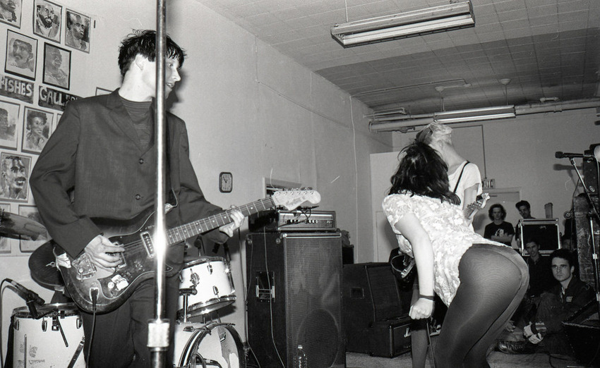 guitargoddesss:  Bikini Kill, 1991Photos by Brad Sigal