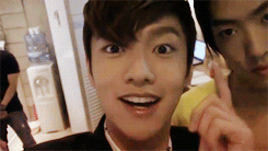 onlyforcrossgene:  Shin Won Ho’s aegyo ♡  27skylove 